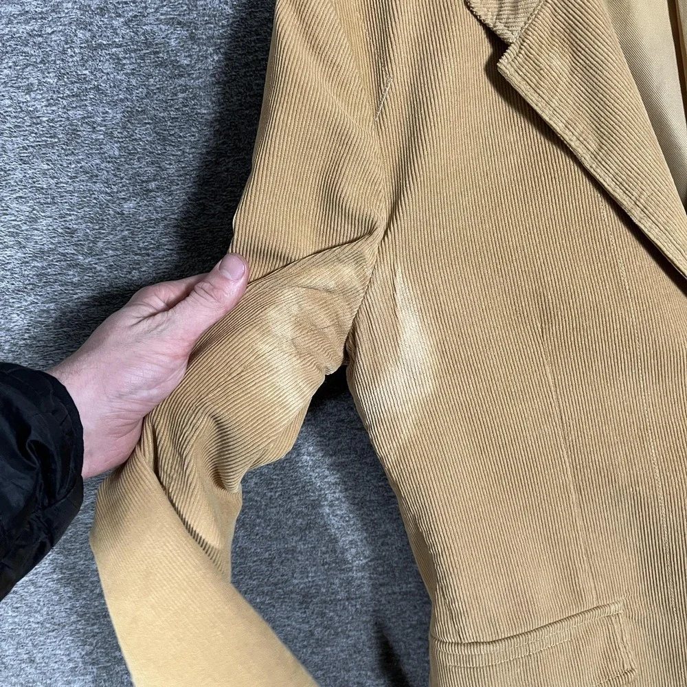 G-Star RAW Blazer Mens 50 Beige Corduroy Correctline Deconstructed Jacket Casual